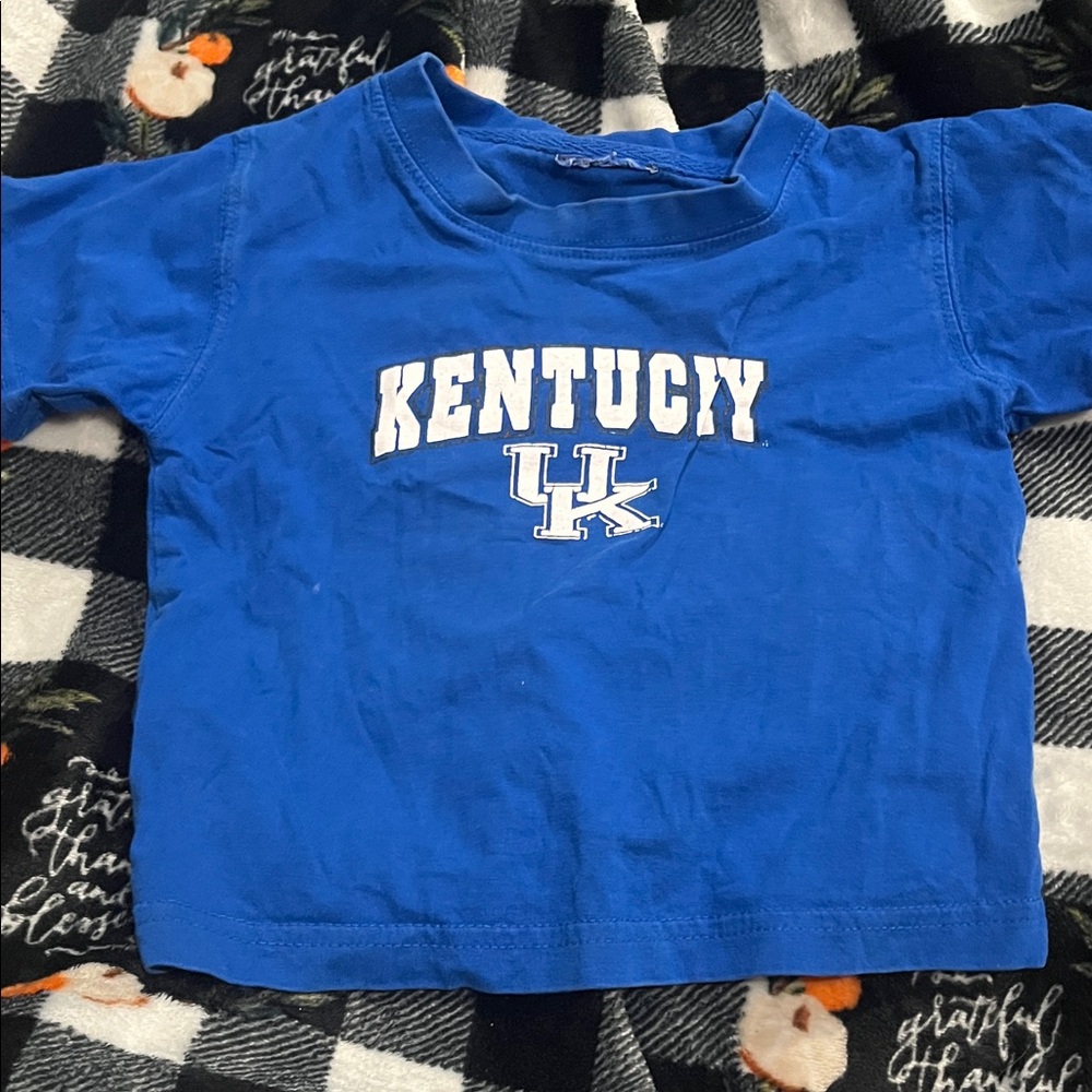 B52 12-18 months Kentucky UK Kids Blue T-Shirt— tag cut out